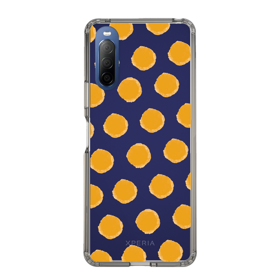 Slim Protection Case［ Original - Favorite Color Polka Dots - Orange ］