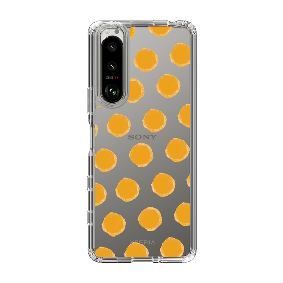 Slim Protection Case［ Original - Favorite Color Polka Dots - Orange ］