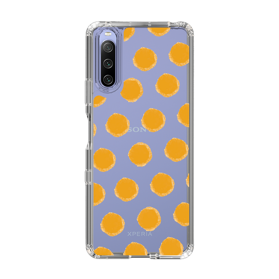 Slim Protection Case［ Original - Favorite Color Polka Dots - Orange ］