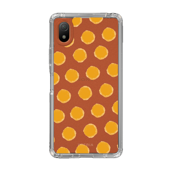 Slim Protection Case［ Original - Favorite Color Polka Dots - Orange ］