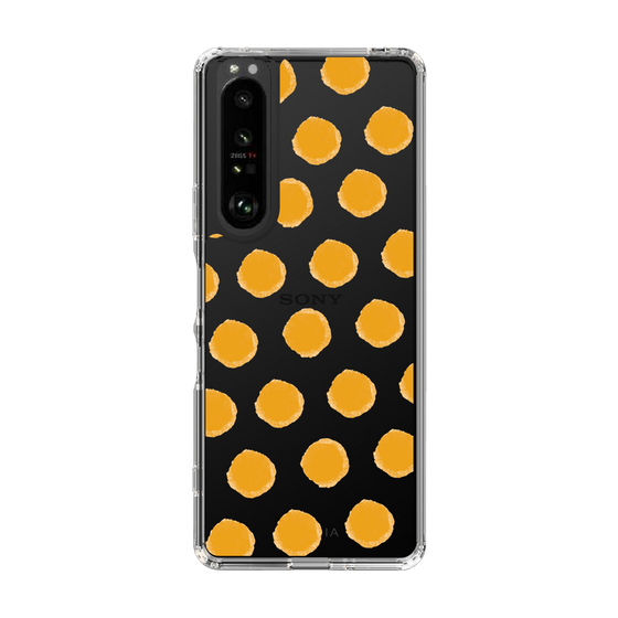 Slim Protection Case［ Original - Favorite Color Polka Dots - Orange ］