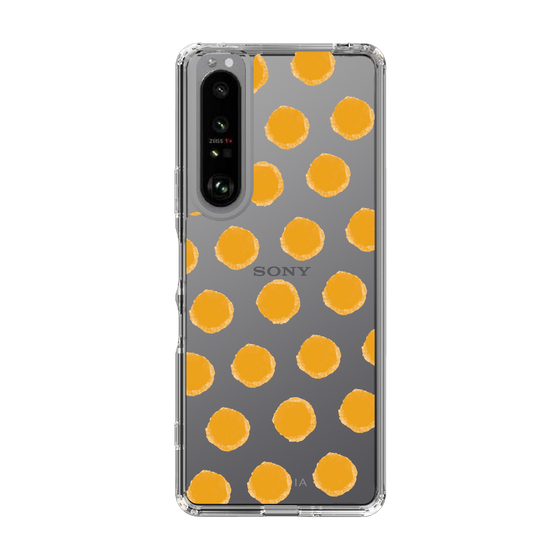 Slim Protection Case［ Original - Favorite Color Polka Dots - Orange ］