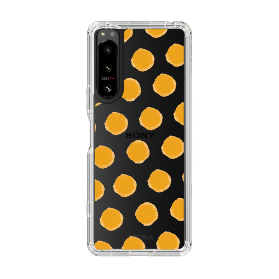 Slim Protection Case［ Original - Favorite Color Polka Dots - Orange ］
