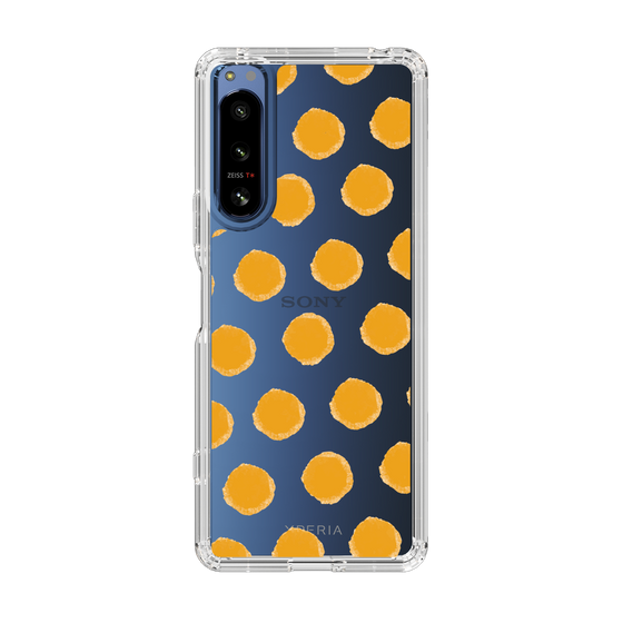 Slim Protection Case［ Original - Favorite Color Polka Dots - Orange ］