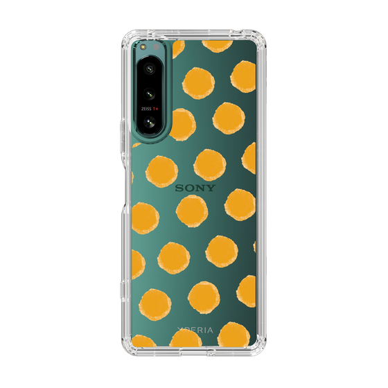 Slim Protection Case［ Original - Favorite Color Polka Dots - Orange ］