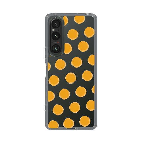 Slim Protection Case［ Original - Favorite Color Polka Dots - Orange ］