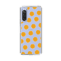 Slim Protection Case［ Original - Favorite Color Polka Dots - Orange ］