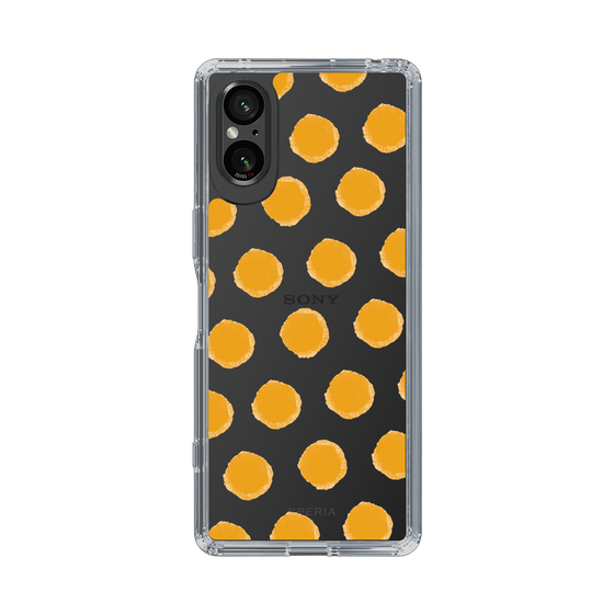 Slim Protection Case［ Original - Favorite Color Polka Dots - Orange ］