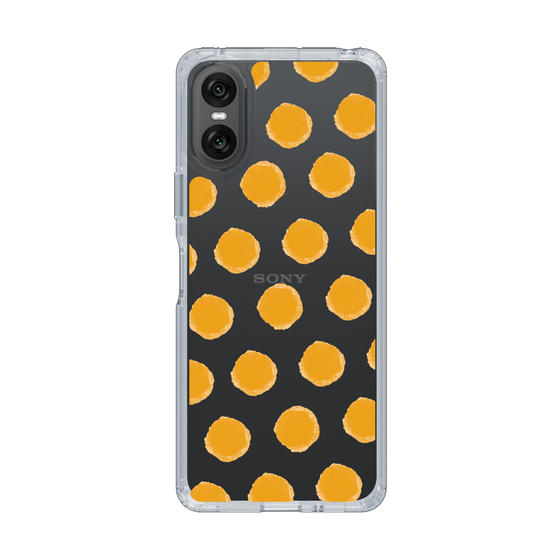 Slim Protection Case［ Original - Favorite Color Polka Dots - Orange ］