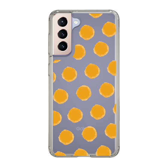 Slim Protection Case［ Original - Favorite Color Polka Dots - Orange ］