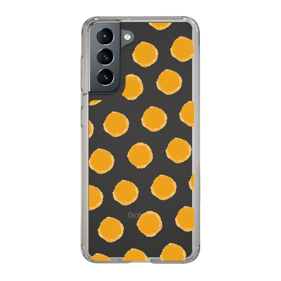 Slim Protection Case［ Original - Favorite Color Polka Dots - Orange ］