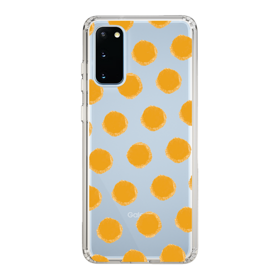 Slim Protection Case［ Original - Favorite Color Polka Dots - Orange ］