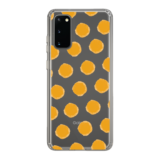 Slim Protection Case［ Original - Favorite Color Polka Dots - Orange ］