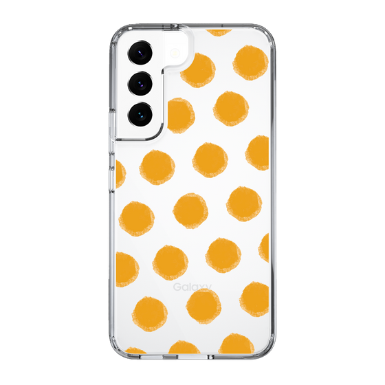 Slim Protection Case［ Original - Favorite Color Polka Dots - Orange ］