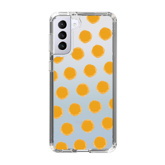 Slim Protection Case［ Original - Favorite Color Polka Dots - Orange ］