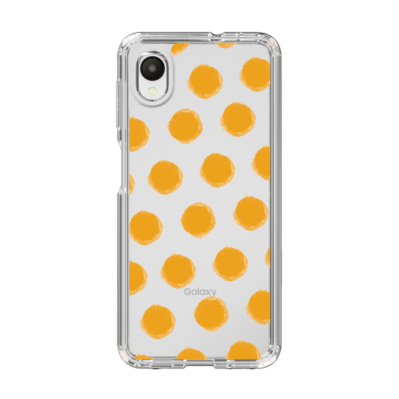 Slim Protection Case［ Original - Favorite Color Polka Dots - Orange ］