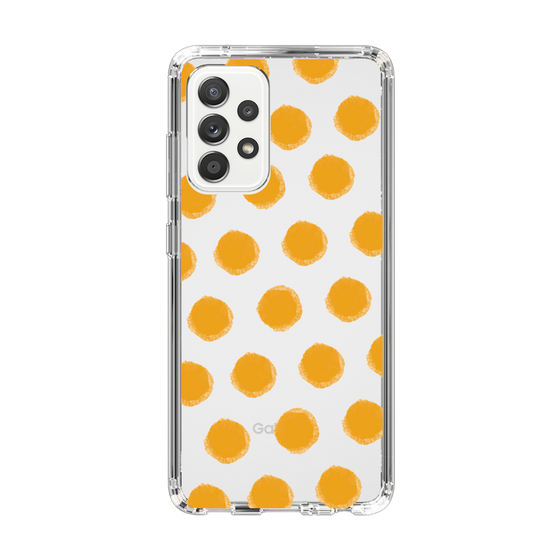 Slim Protection Case［ Original - Favorite Color Polka Dots - Orange ］