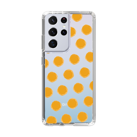 Slim Protection Case［ Original - Favorite Color Polka Dots - Orange ］