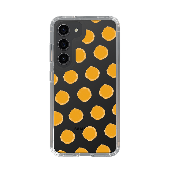 Slim Protection Case［ Original - Favorite Color Polka Dots - Orange ］