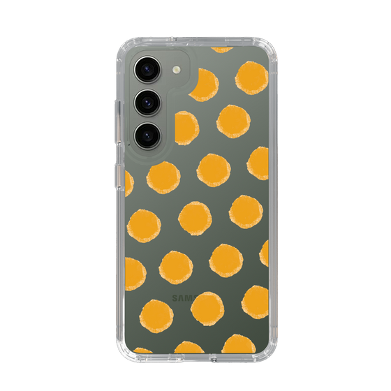Slim Protection Case［ Original - Favorite Color Polka Dots - Orange ］