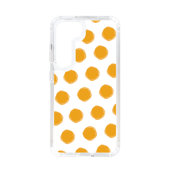 Slim Protection Case［ Original - Favorite Color Polka Dots - Orange ］