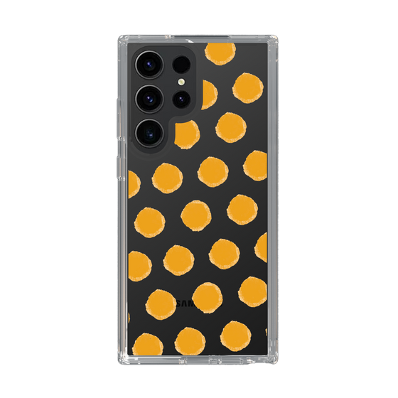 Slim Protection Case［ Original - Favorite Color Polka Dots - Orange ］