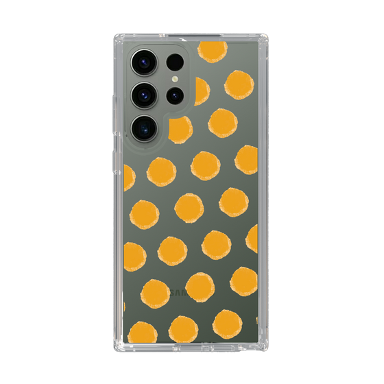 Slim Protection Case［ Original - Favorite Color Polka Dots - Orange ］