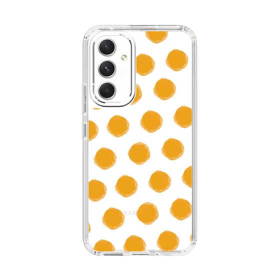 Slim Protection Case［ Original - Favorite Color Polka Dots - Orange ］