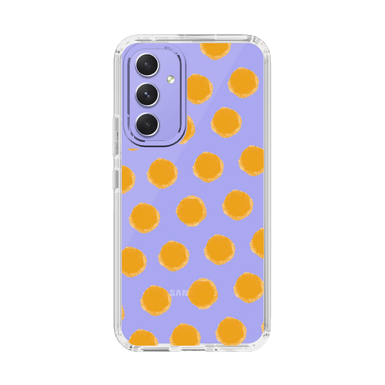Slim Protection Case［ Original - Favorite Color Polka Dots - Orange ］