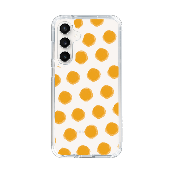 Slim Protection Case［ Original - Favorite Color Polka Dots - Orange ］