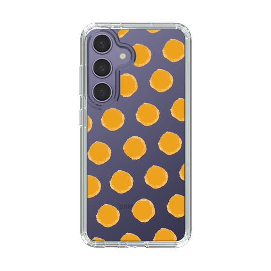 Slim Protection Case［ Original - Favorite Color Polka Dots - Orange ］