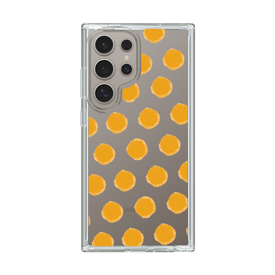 Slim Protection Case［ Original - Favorite Color Polka Dots - Orange ］