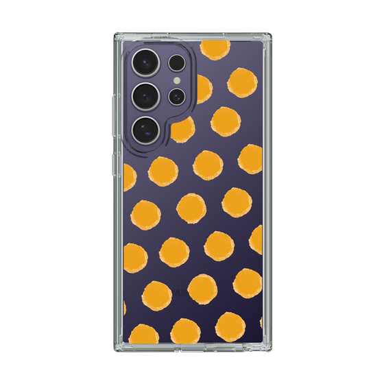 Slim Protection Case［ Original - Favorite Color Polka Dots - Orange ］