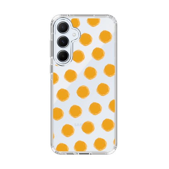 Slim Protection Case［ オリジナル - 推し色水玉 - Orange ］