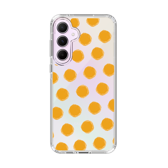 Slim Protection Case［ オリジナル - 推し色水玉 - Orange ］