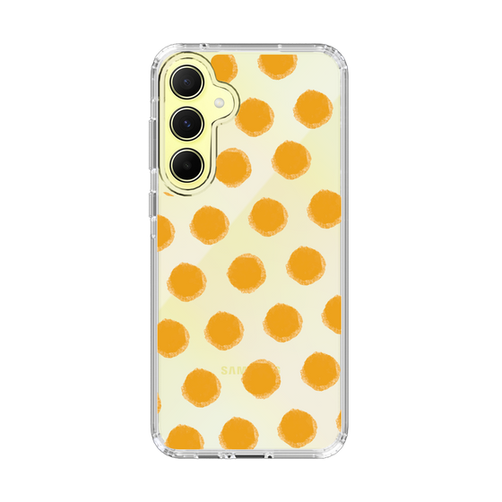 Slim Protection Case［ オリジナル - 推し色水玉 - Orange ］