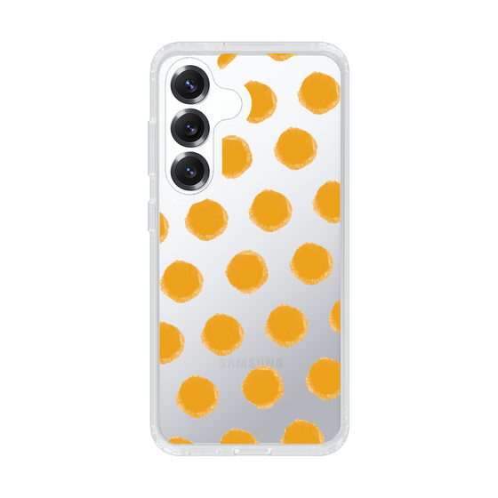 Slim Protection Case［ Original - Favorite Color Polka Dots - Orange ］