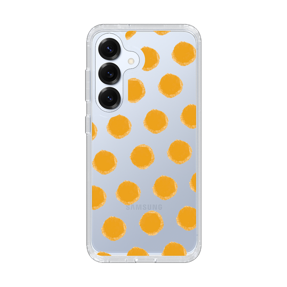 Slim Protection Case［ Original - Favorite Color Polka Dots - Orange ］