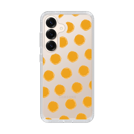 Slim Protection Case［ Original - Favorite Color Polka Dots - Orange ］