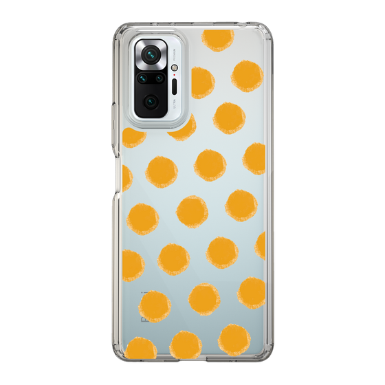 Slim Protection Case［ Original - Favorite Color Polka Dots - Orange ］