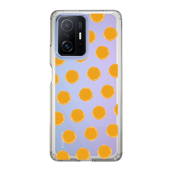 Slim Protection Case［ Original - Favorite Color Polka Dots - Orange ］