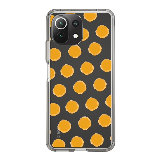 Slim Protection Case［ Original - Favorite Color Polka Dots - Orange ］