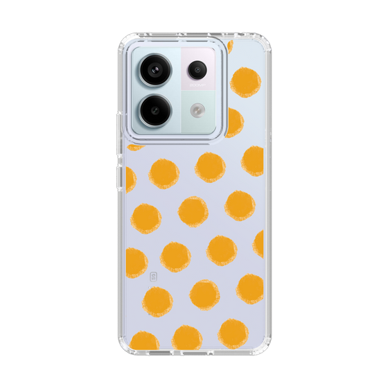 Slim Protection Case［ Original - Favorite Color Polka Dots - Orange ］