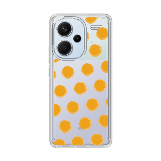 Slim Protection Case［ Original - Favorite Color Polka Dots - Orange ］