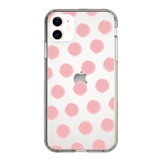 Slim Protection Case［ Original - Favorite Color Polka Dots - Pink ］