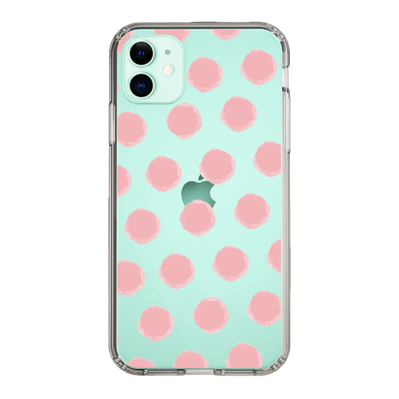 Slim Protection Case［ Original - Favorite Color Polka Dots - Pink ］