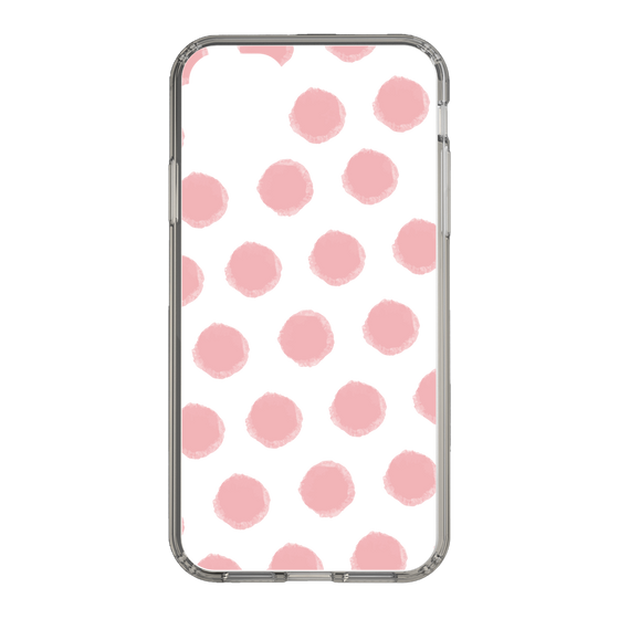 Slim Protection Case［ Original - Favorite Color Polka Dots - Pink ］