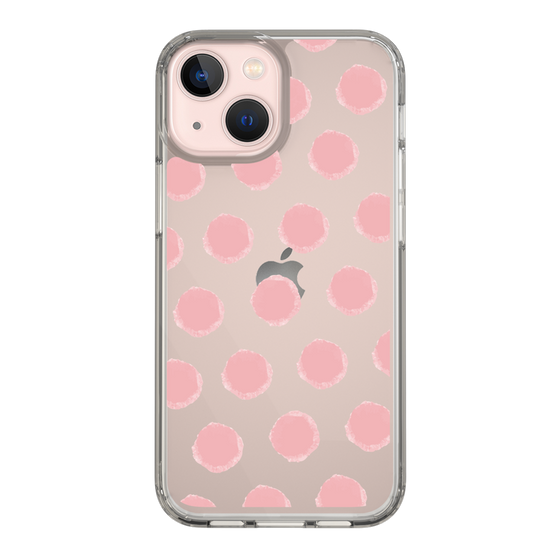 Slim Protection Case［ Original - Favorite Color Polka Dots - Pink ］