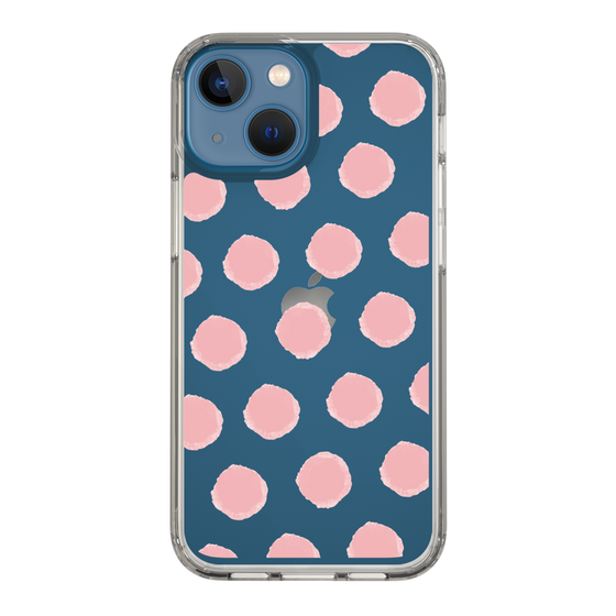 Slim Protection Case［ Original - Favorite Color Polka Dots - Pink ］