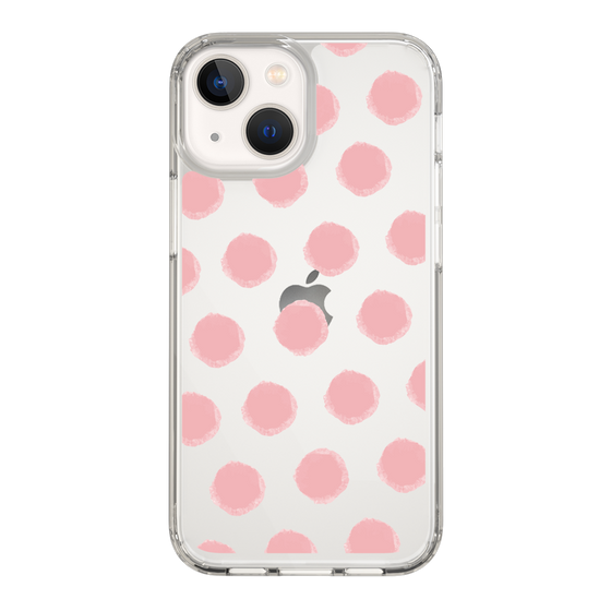 Slim Protection Case［ Original - Favorite Color Polka Dots - Pink ］